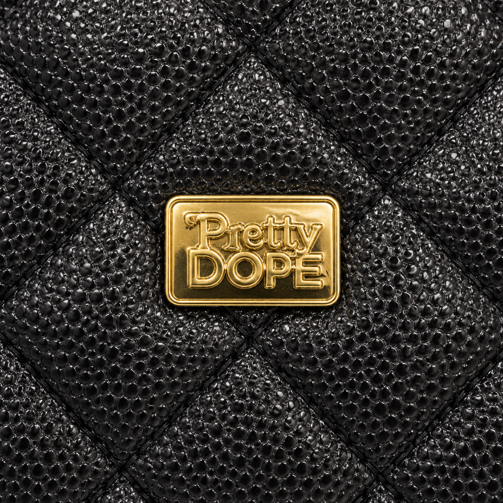 Pretty Dope Quilted Mini Crossbody Bag