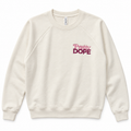 Pretty Dope Embroidered Crewneck Sweatshirt — Cream