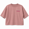 Pretty Dope Boxy Short-Sleeve Top — Dusty Rose