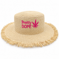 Pretty Dope Woven Fringe Sun Hat