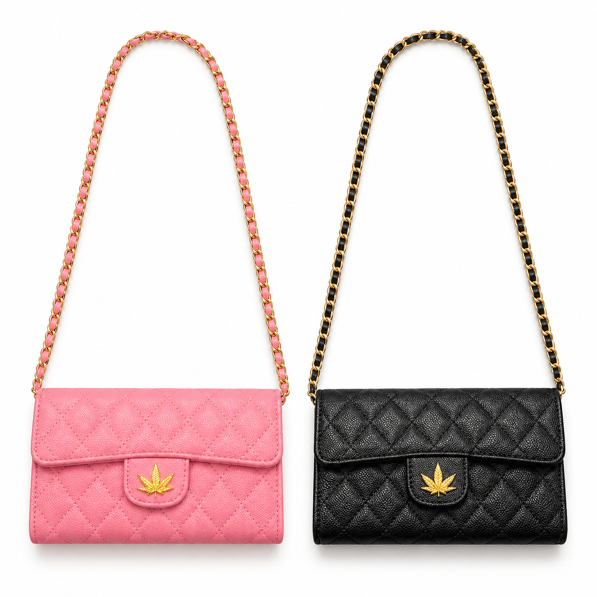 Pretty Dope Quilted Mini Crossbody Bag