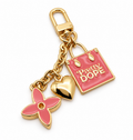 Pretty Dope Pink & Gold Bag Charm