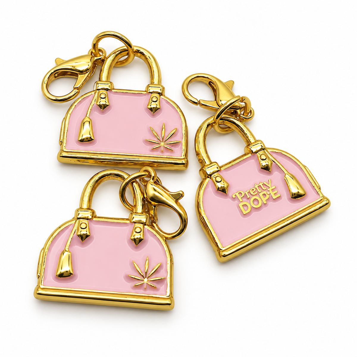 Pretty Dope Pink Purse Charm