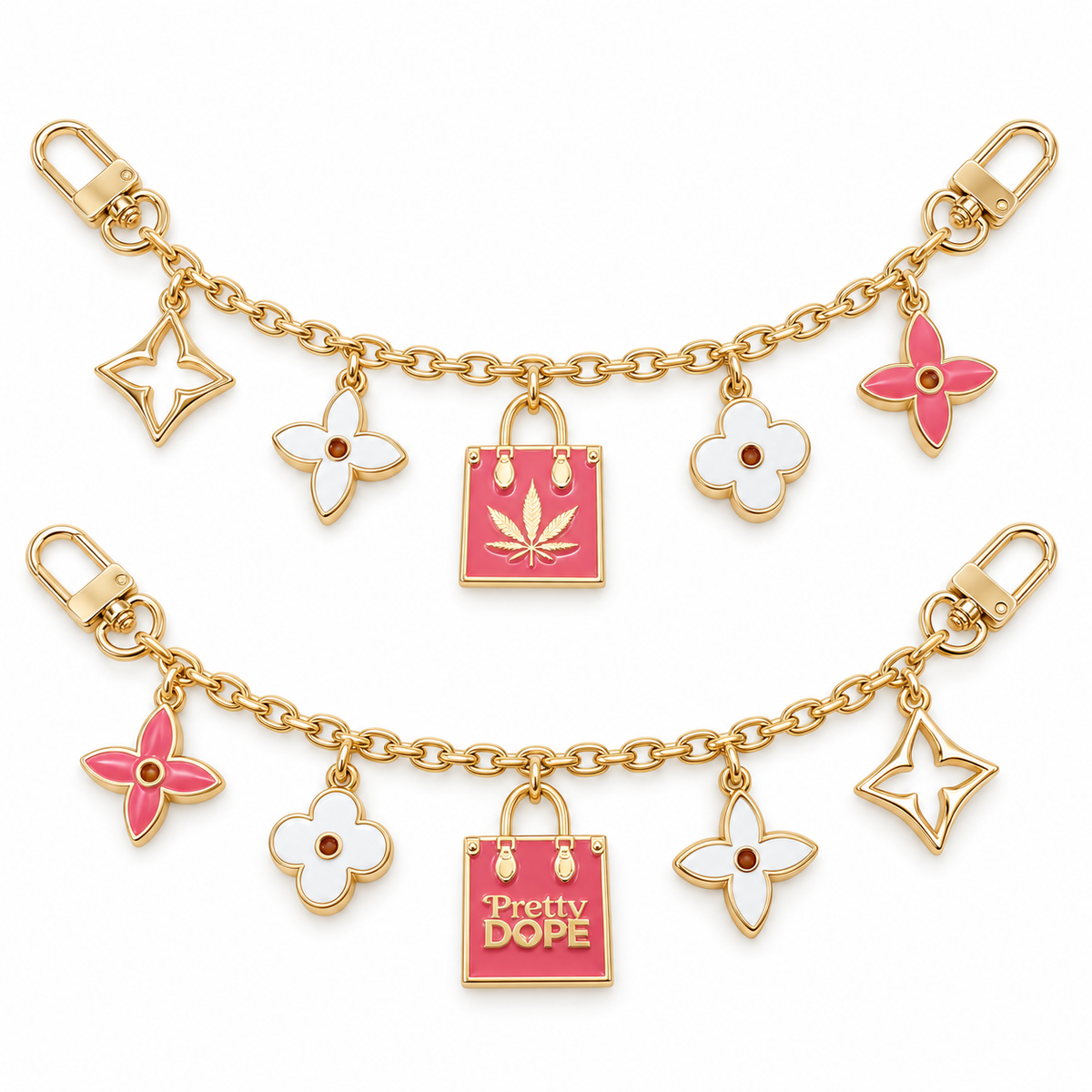 Pretty Dope Long Charm Phone Chain